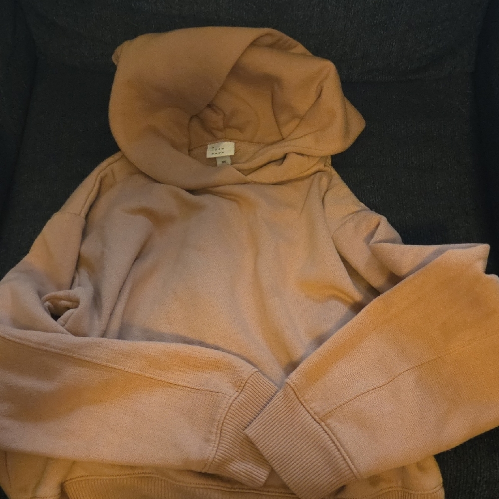 a new day Tan Fleece Hoodie